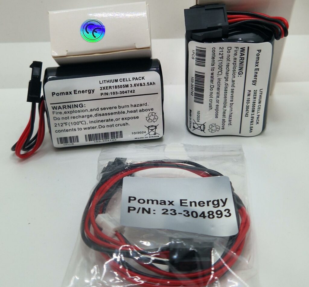 imagen bateria sirena visonic pomax energy